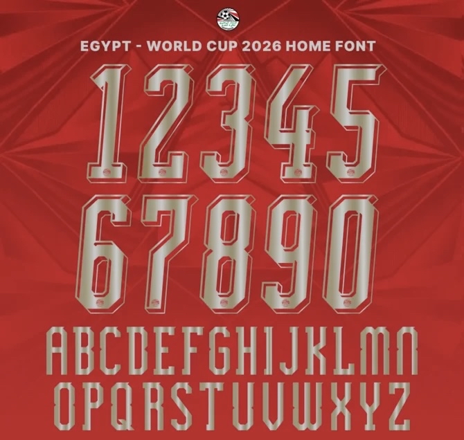 2026世界盃 埃及 主場 印字