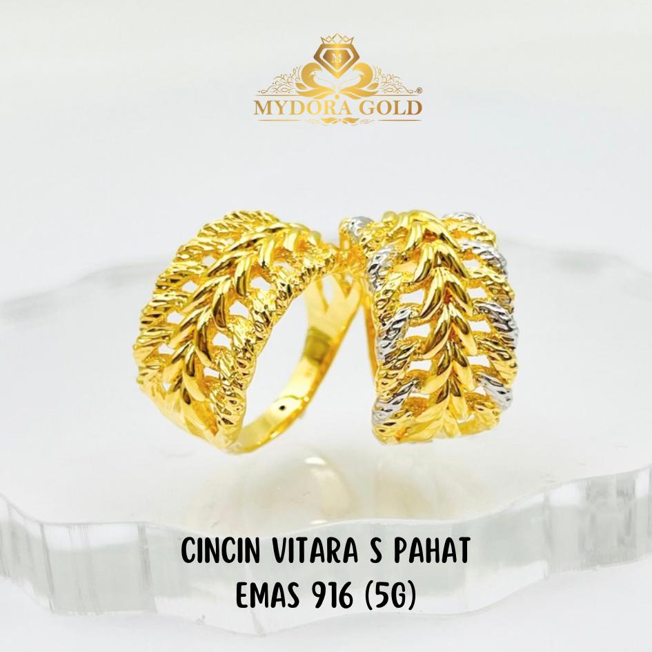 MYDORA Cincin Vitara S Pahat (5G) l EMAS 916/22K