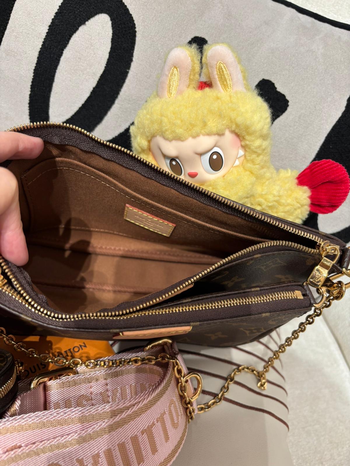 Lv Multi Pochette Accessoires 5合1 100%Authentic ,95%new ✅dust bag✅strap