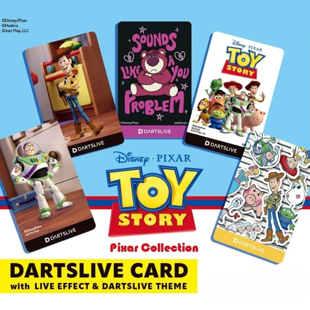 Disney Pixar Collection Toys Story 反斗奇兵 DARTSLIVE CARD