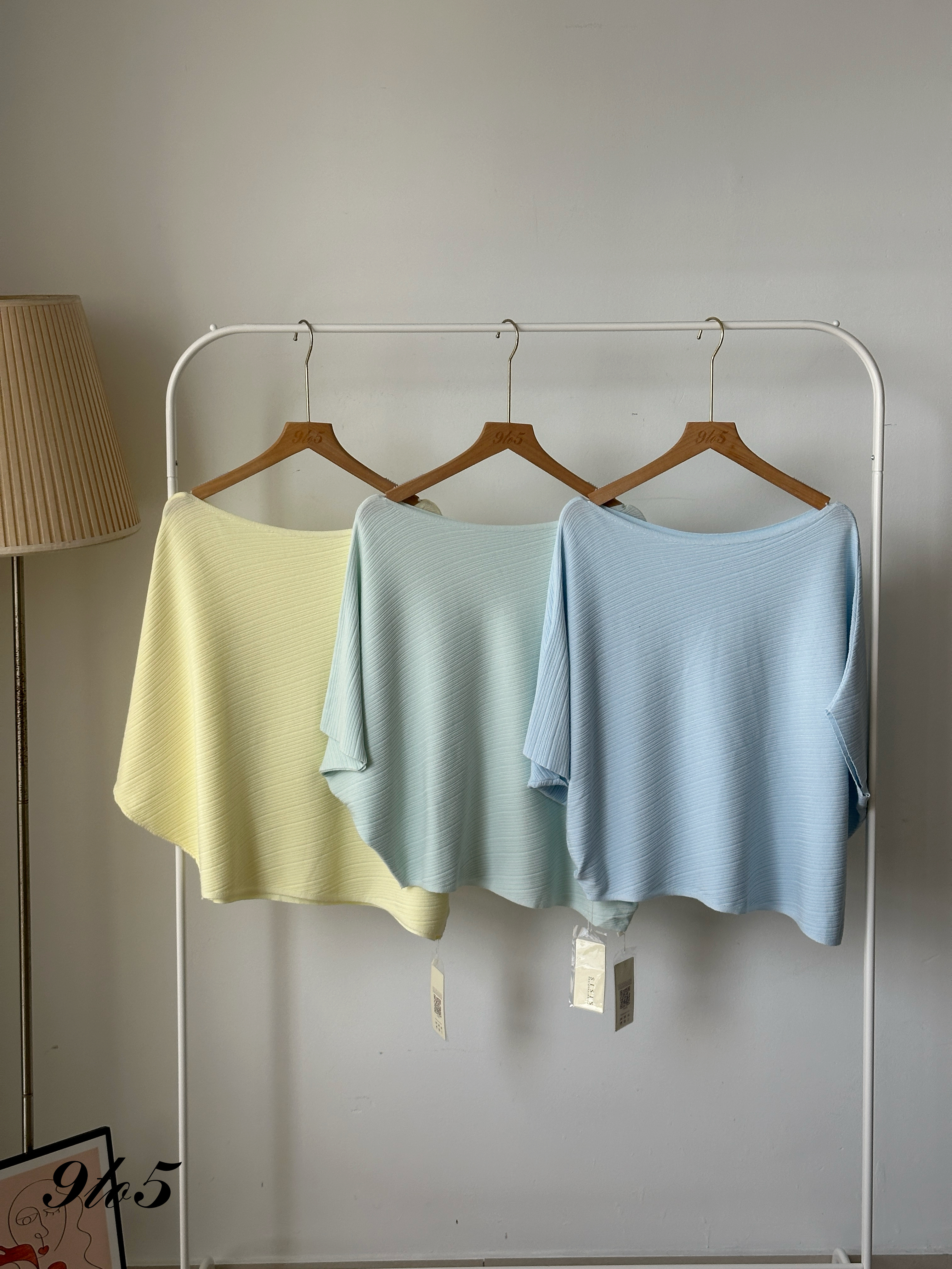 T4127 Oversize Off-Shoulder Top - 5 Colors 