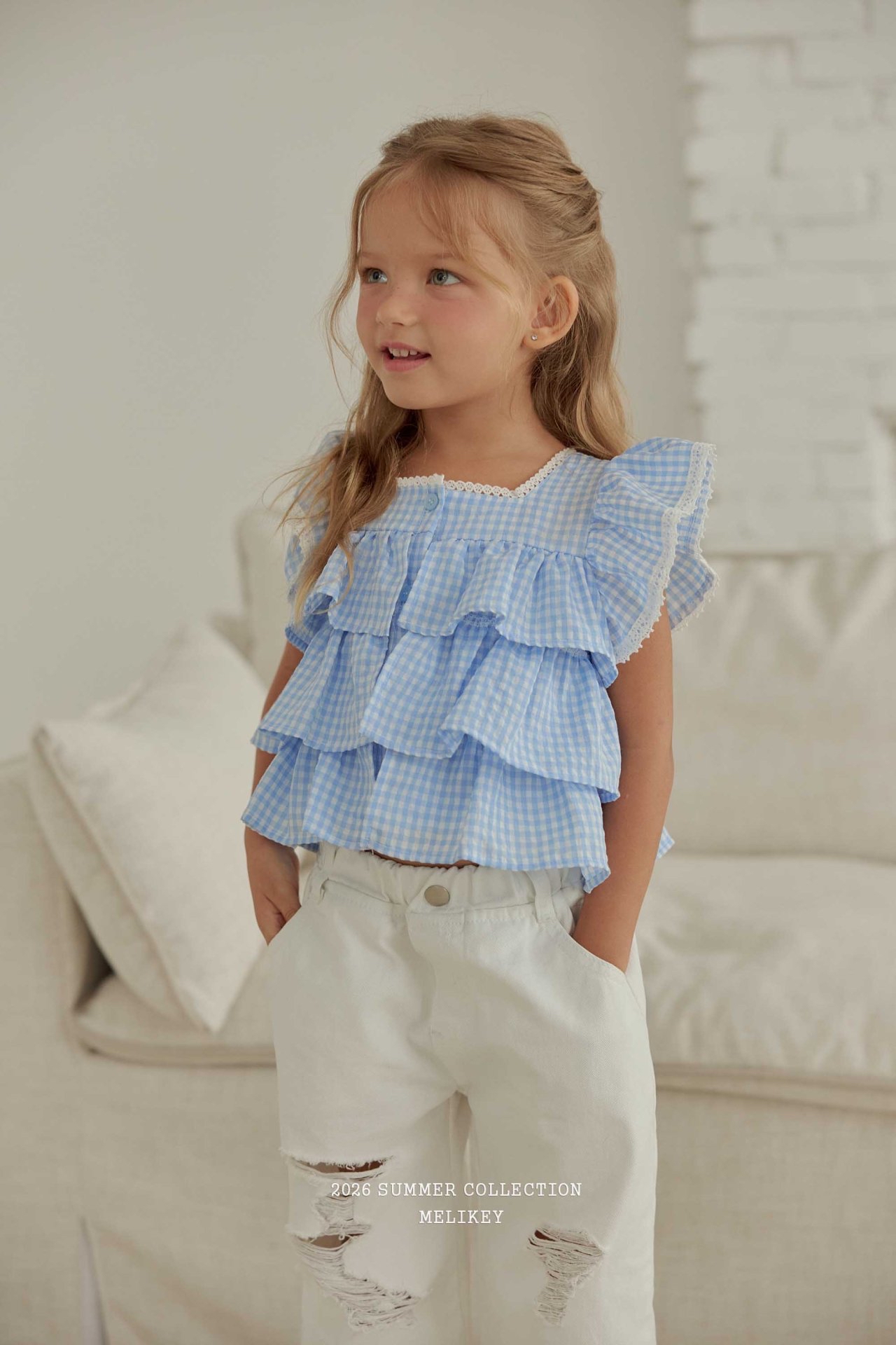 Melkey | Blouse (Blue M95-105)