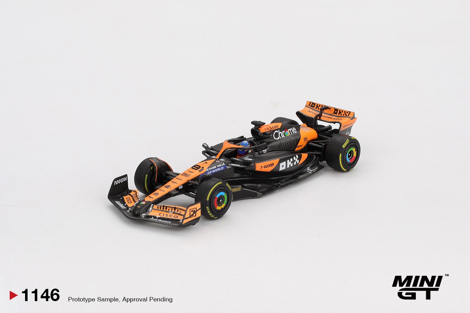 Mini GT 1/64 McLaren MCL38 #81 Oscar Piastri 2024 F1 2024 Hungarian GP Winner - MGT1146-BL