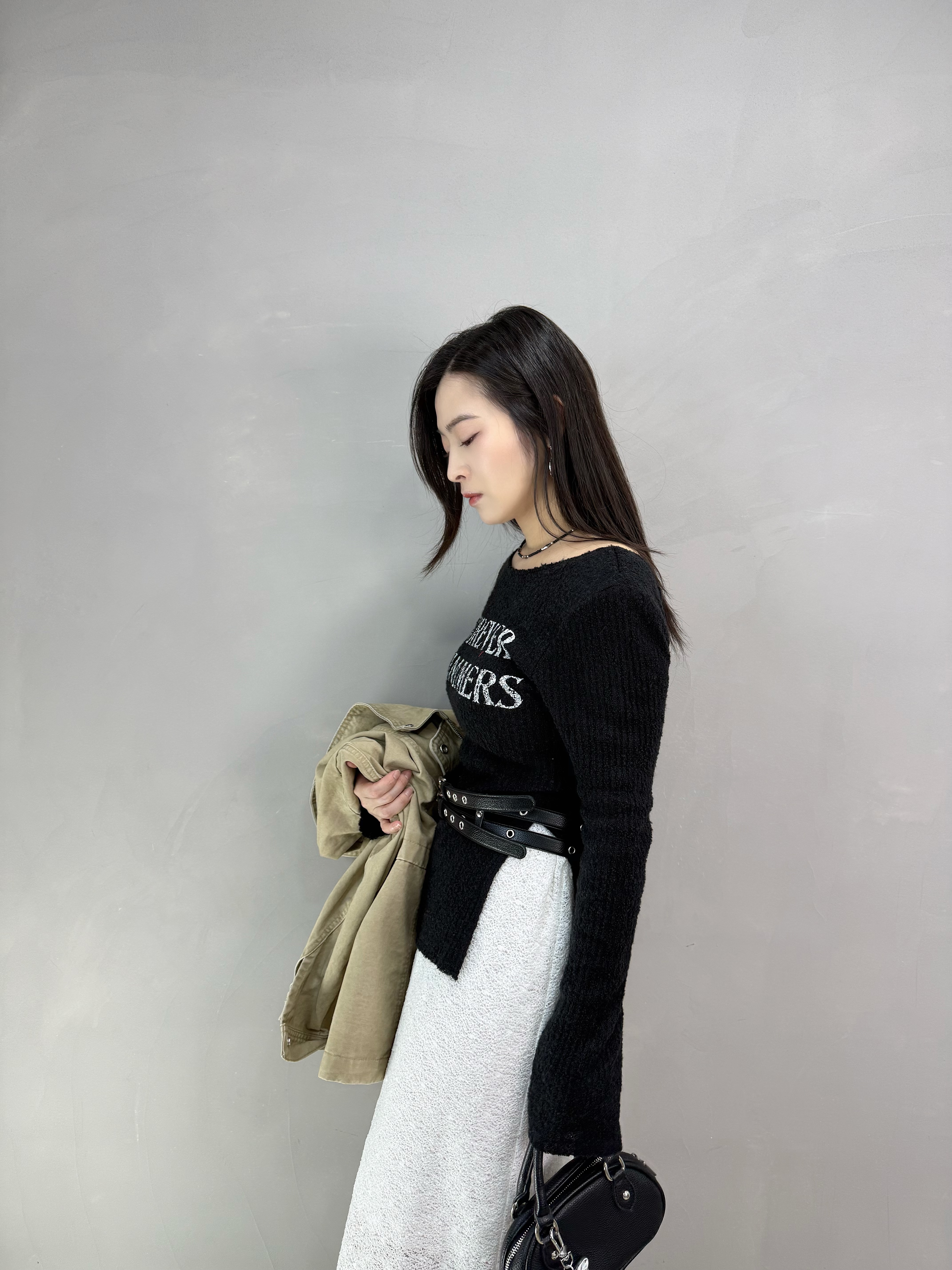 G70 U背字母開叉Tee