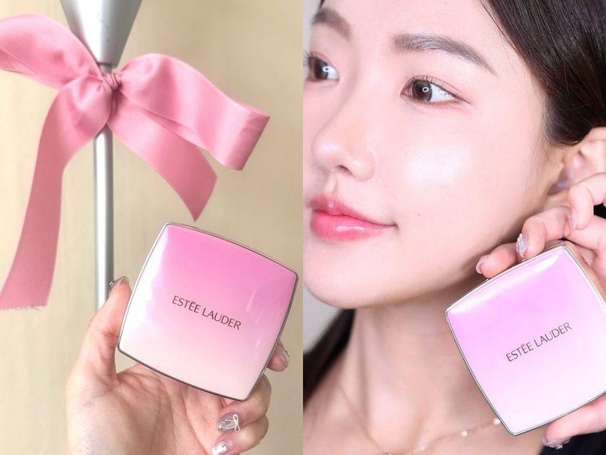 Estée Lauder 推出的限量版 「粉持久完美鎖妝氣墊粉餅」（冰紛莓果限定版）Double Wear 持妝粉氣墊12g SPF45/PA+++ DW 方氣墊繽紛莓果限定版（一盒一芯）