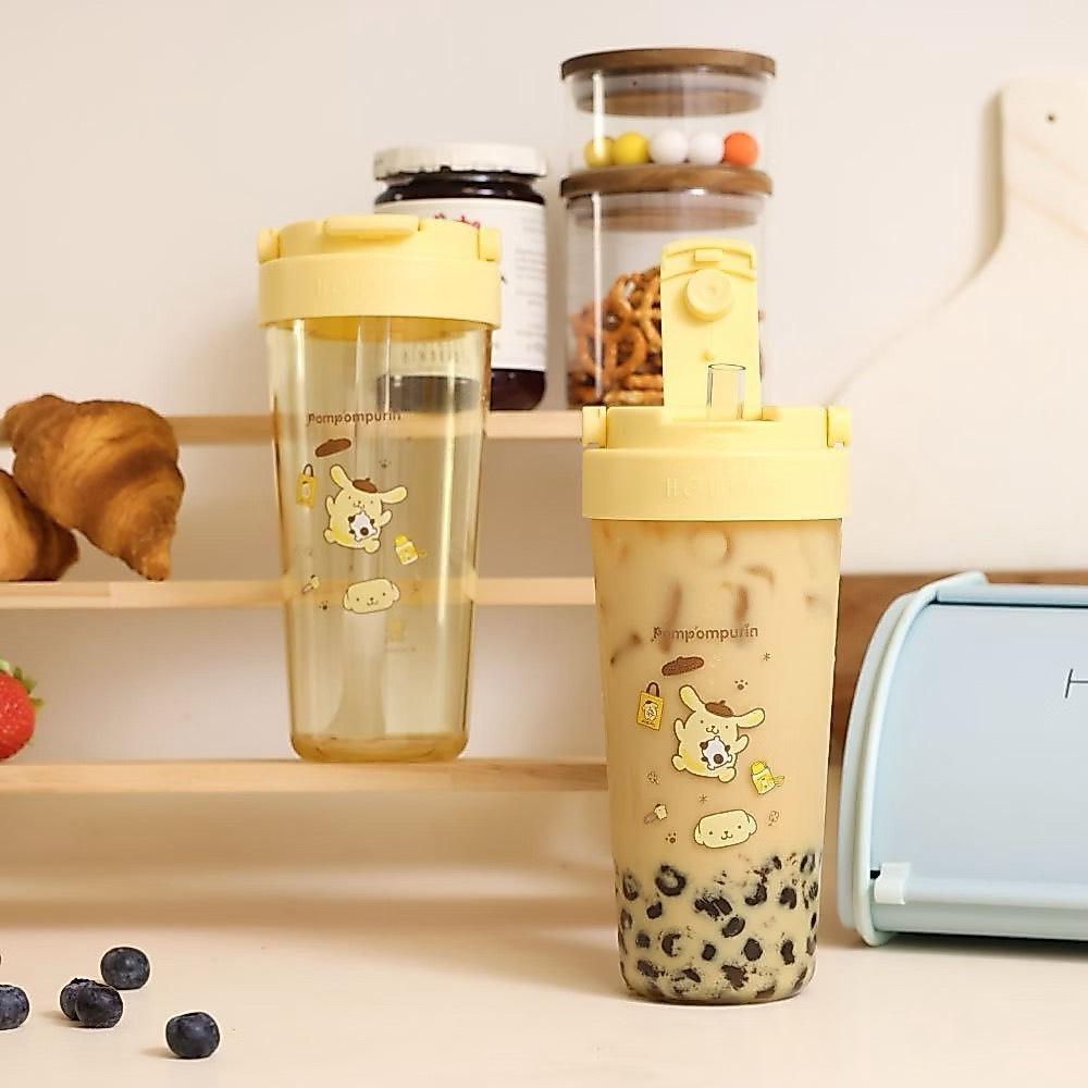 【HOUSUXI】三麗鷗系列-Tritan輕透舒吸杯(附彈跳吸管)760ml