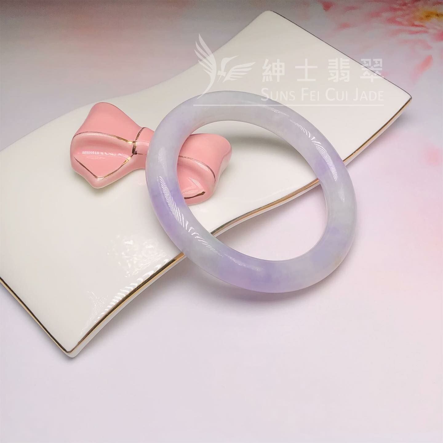 會卡蠟皮紫羅蘭圓鐲55.5mm