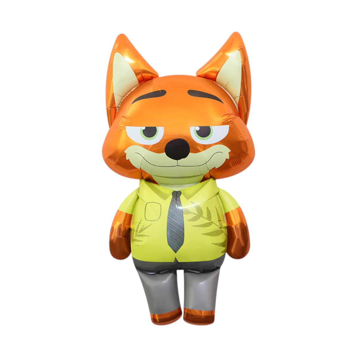 Zootopia 主題阿力 Nick 綠色襯衫鋁膜氣球 73×39cm｜BALL2010