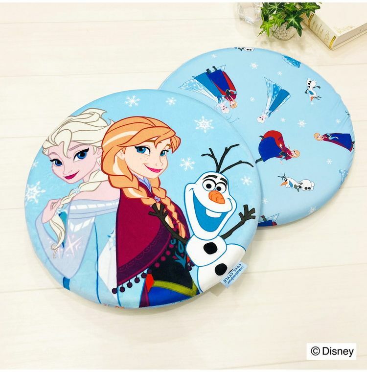 [現貨] [日本直送] FROZEN  ｜ ANNA ELSA ｜ 座墊 ｜ 直徑 40cm  {TF2412004}