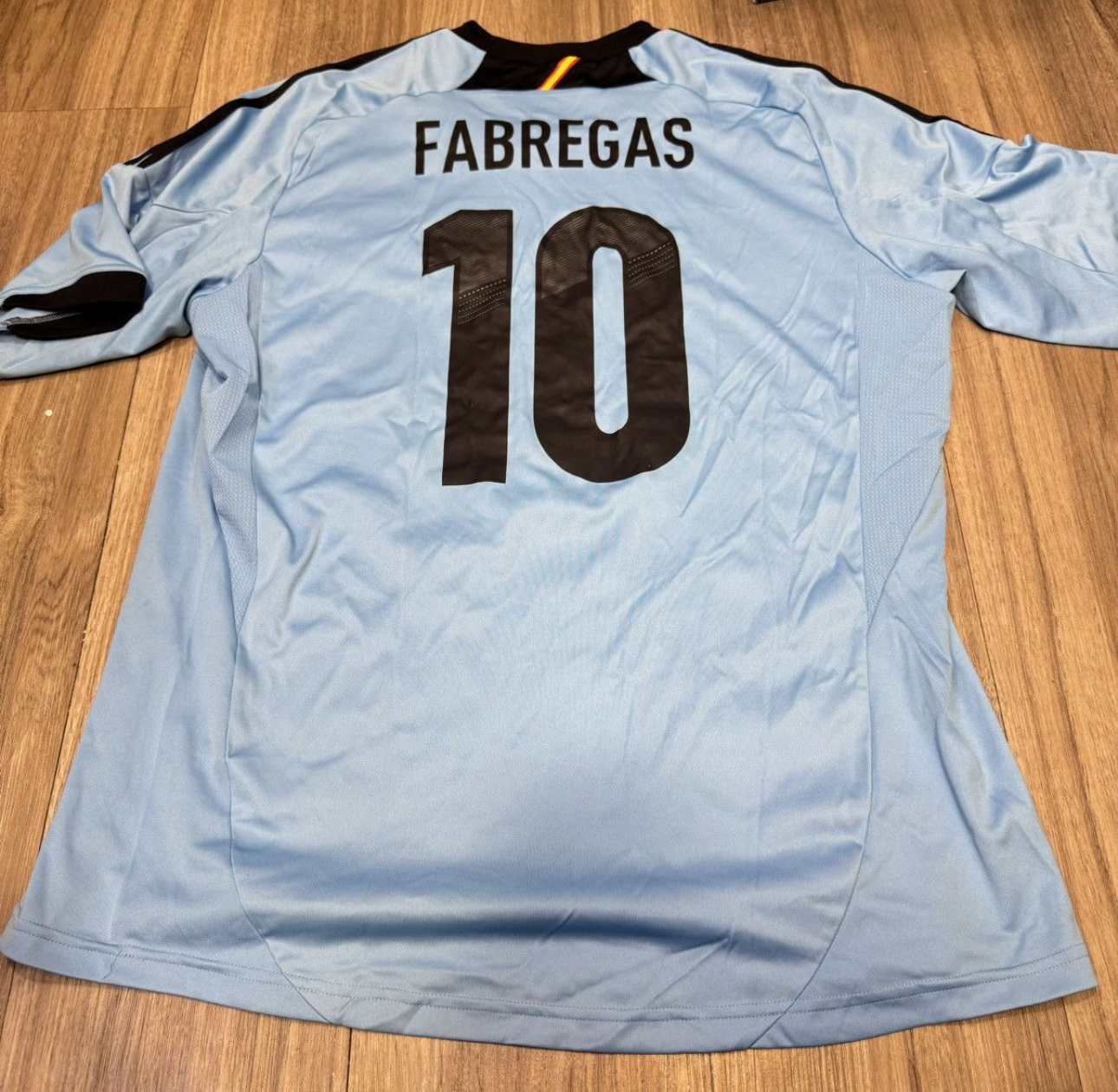 Spain 12/14 away shirt  #10 Fabregas