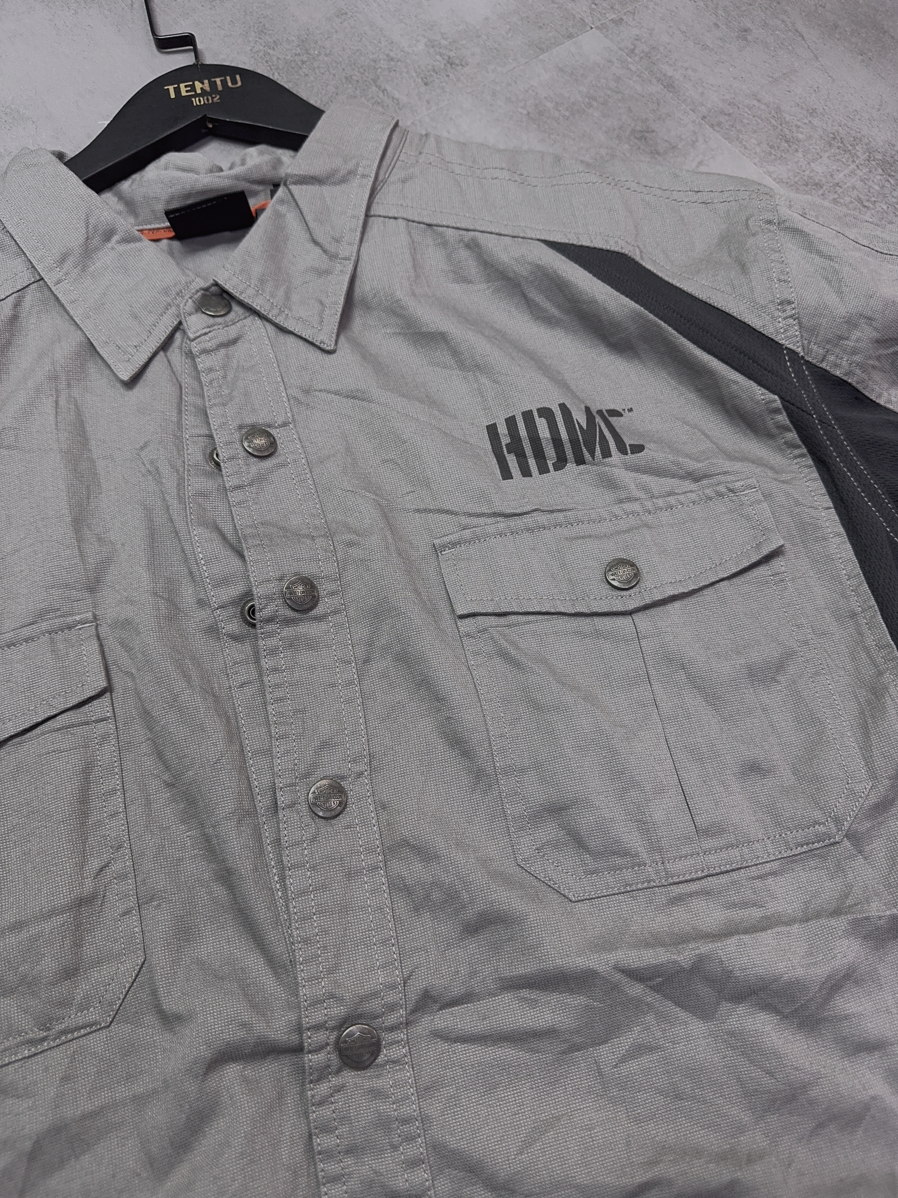 Grey Harley-Davidson  -XXXL