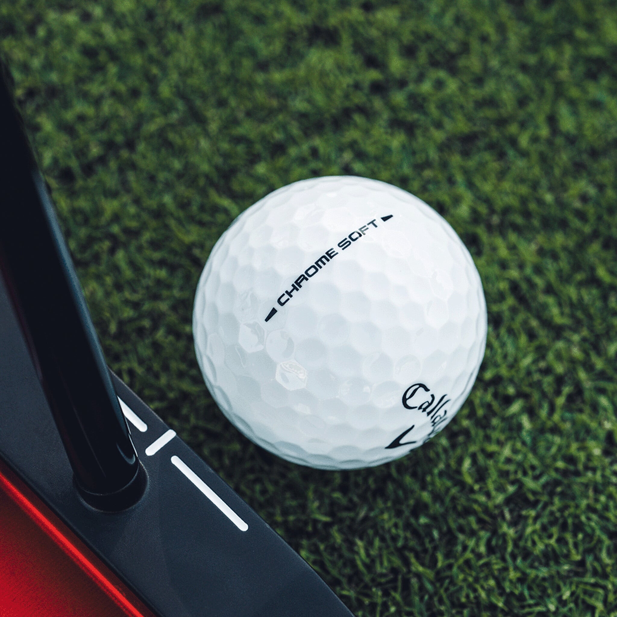 CALLAWAY CHROME SOFT 四層球- 白色