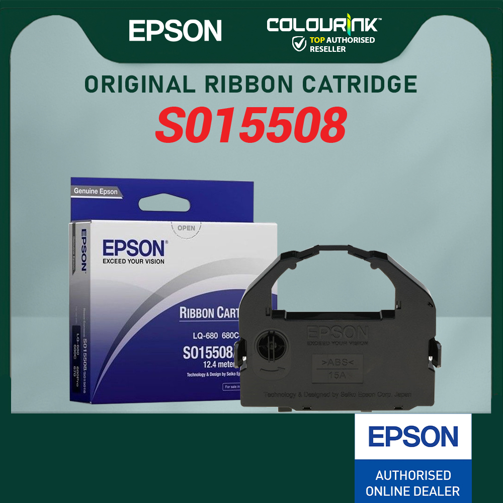 Epson Original Genuine S015508 S015016 Ribbon 12.4meter for LQ680 LQ670 680C 680Pro