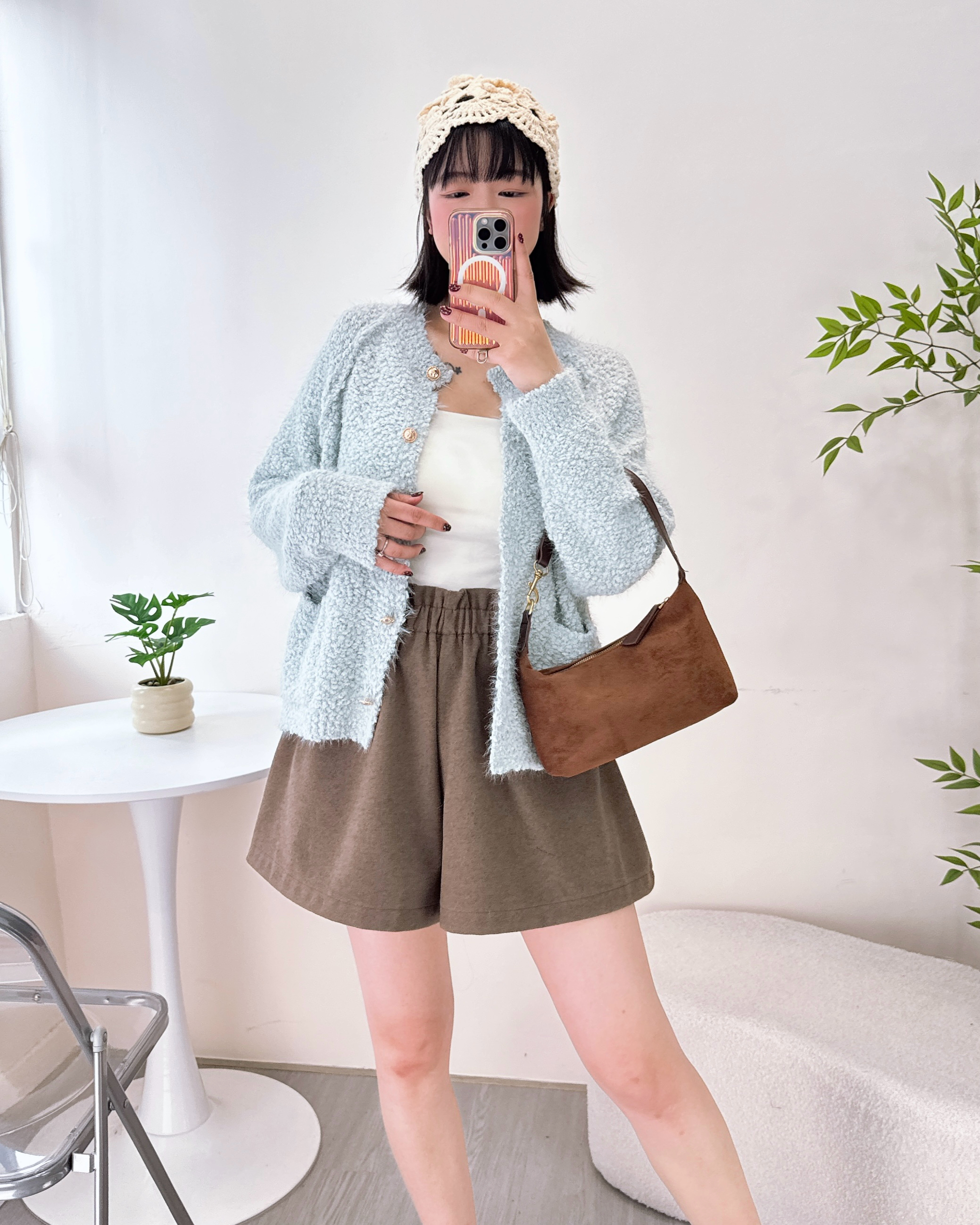 親膚軟綿綿線圈針織外套 3色