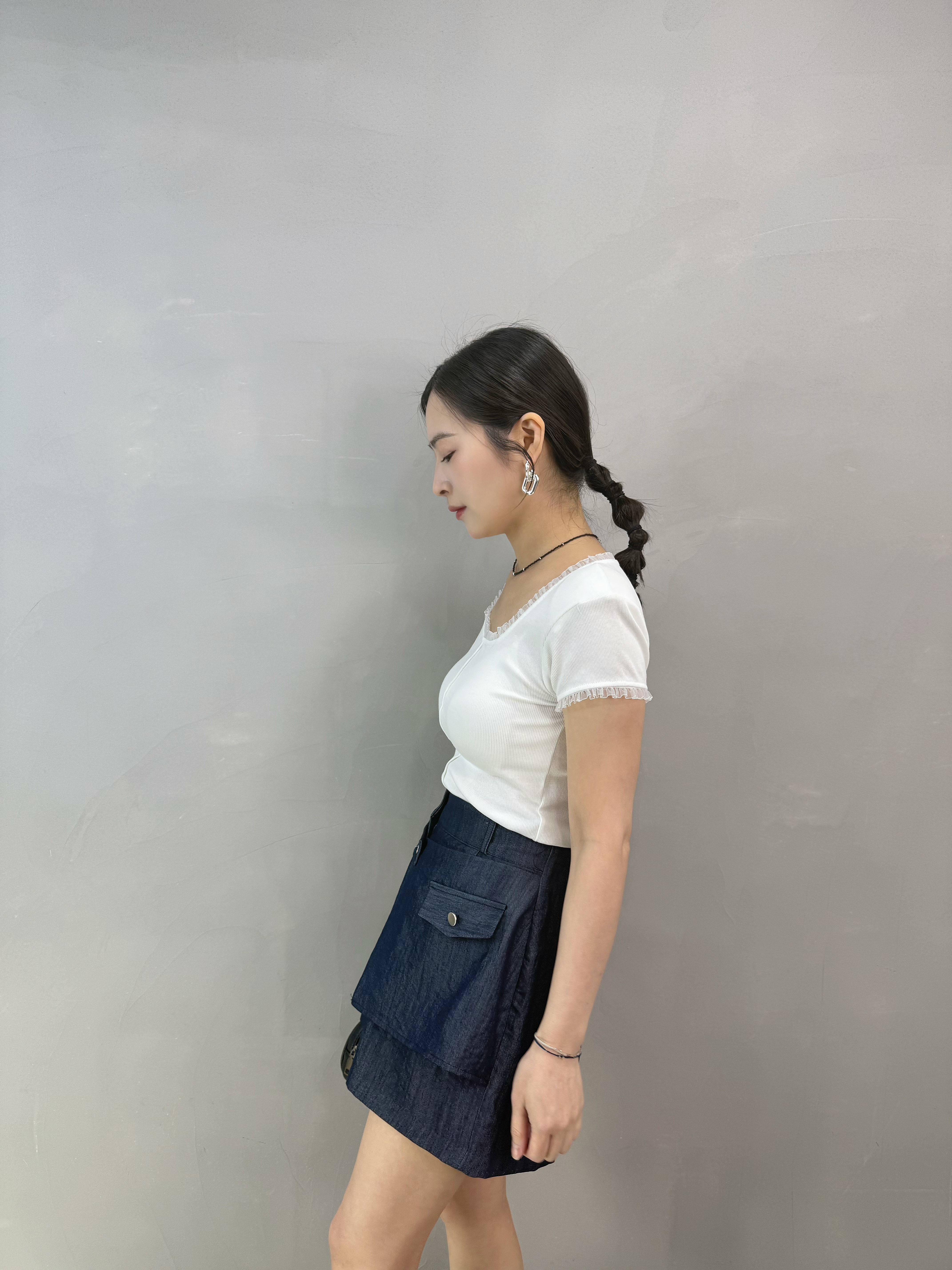 S66 方領網邊短tee
