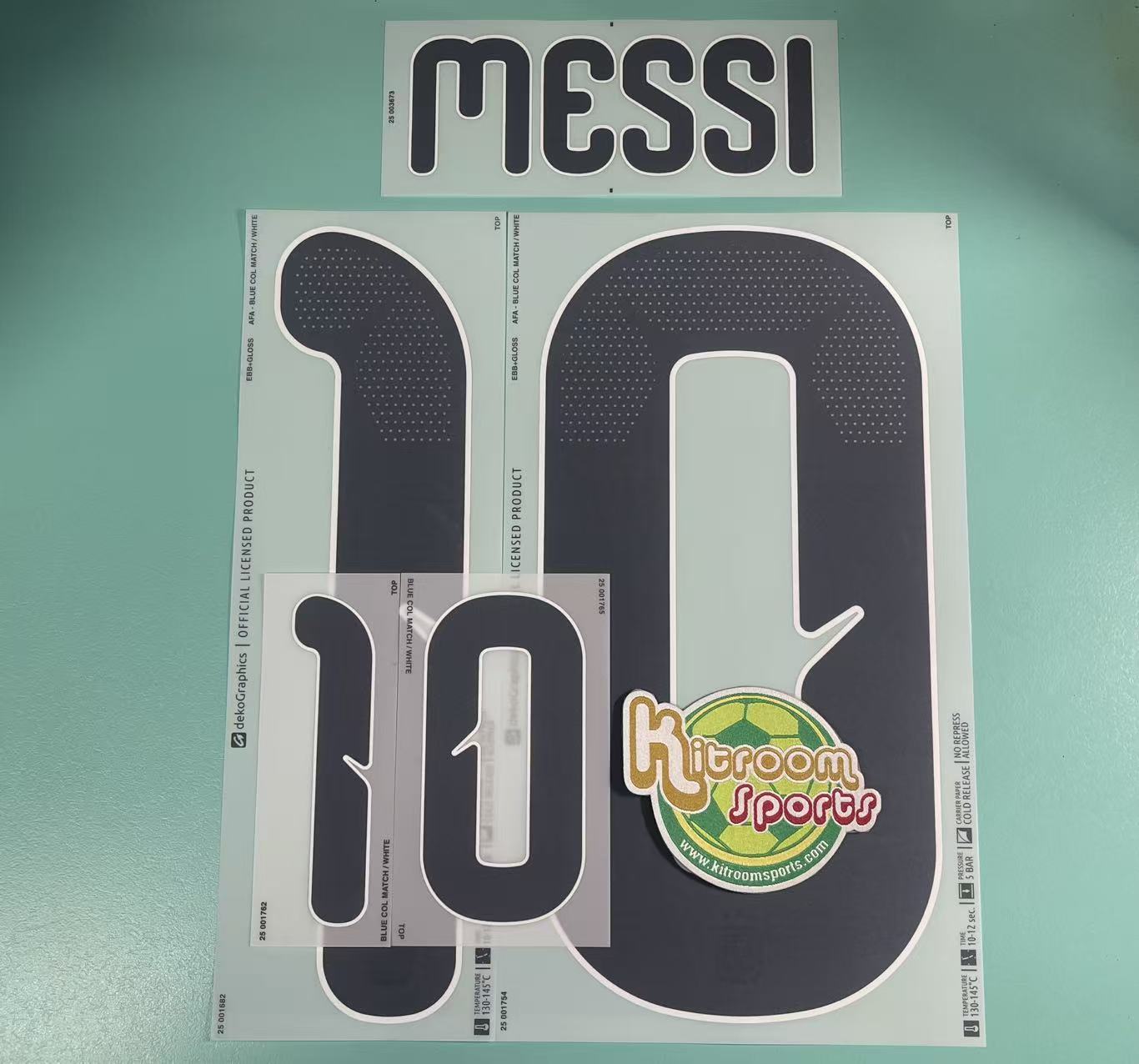 2026 Argentina Home Nameset #10 MESSI
