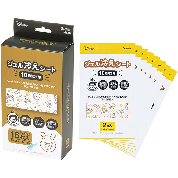 🆕【⭐訂購⭐】🇯🇵 日本直送 #Skater 卡通退熱貼(16片)［13款選］ 🌀 [PLCD-0108] [260423]