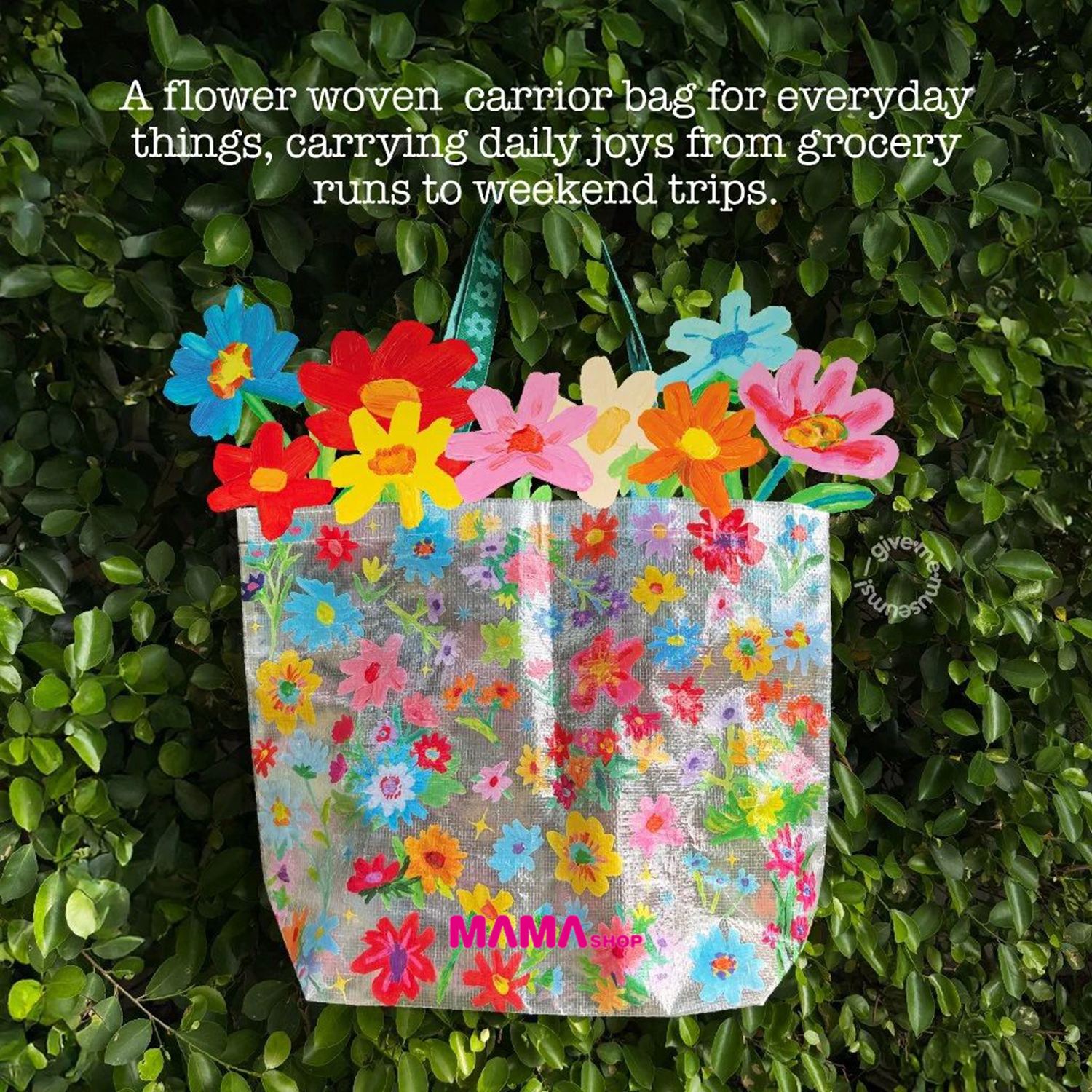 泰國直送花花Woven Bag