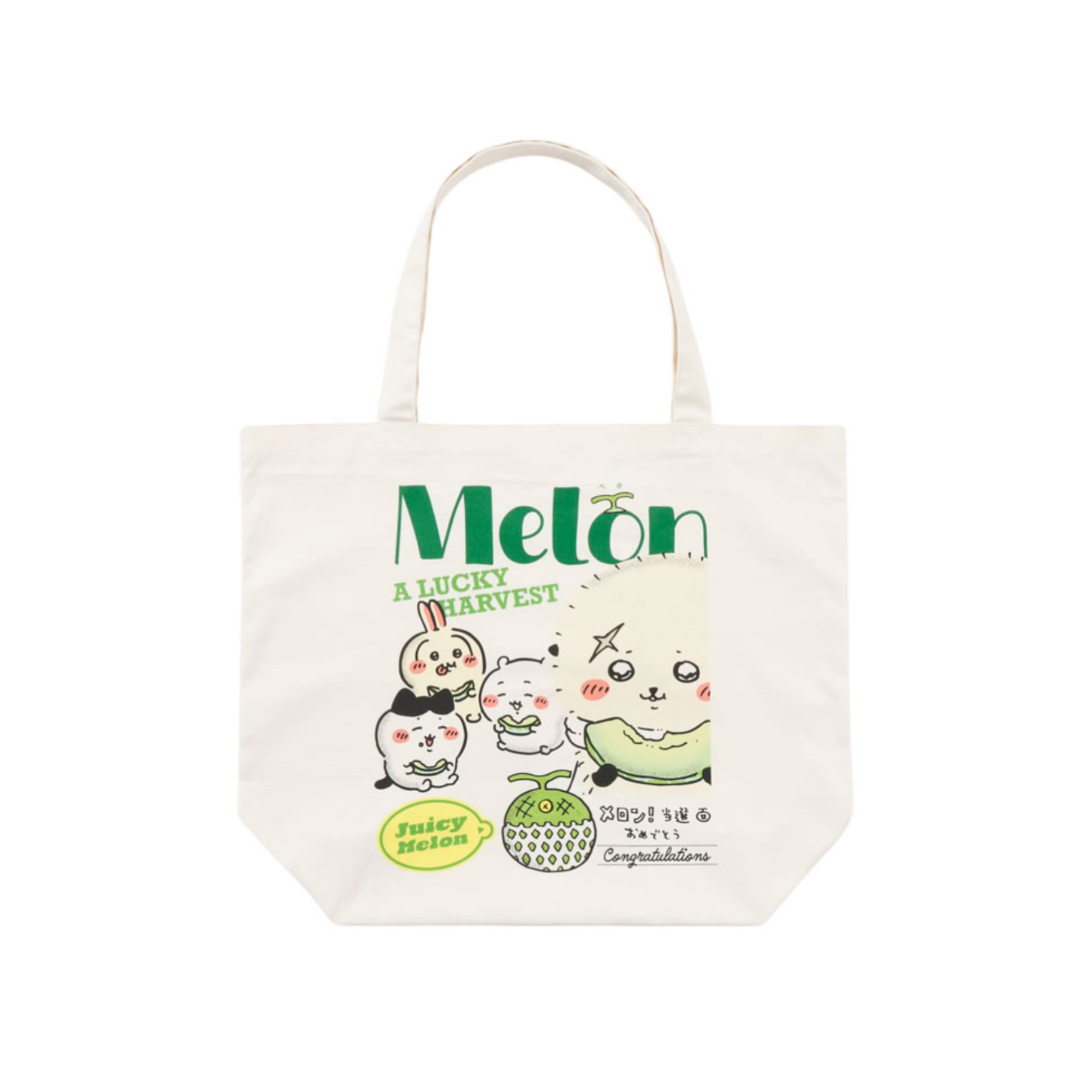 🎀【預訂】 Chiikawa x Talking Tote Bag - Melon
