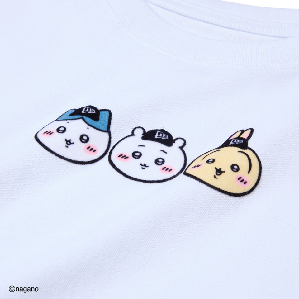 New Era Kids' Youth Short Sleeve Cotton T-Shirt, Chiikawa / Chiikawa, Hachiware, and usagi, White