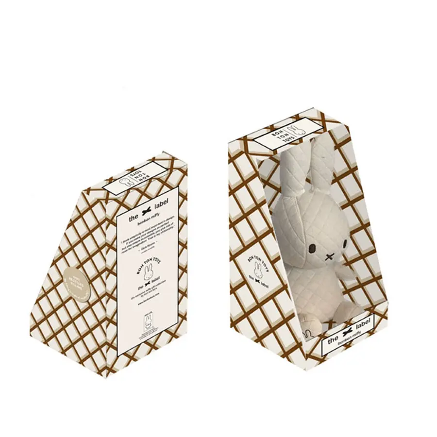 📦訂購 台灣代購 荷蘭 BON TON TOYS 米菲 Miffy 奶油色 菱格盒裝公仔