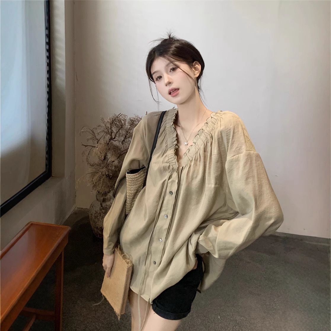 T10013法式甜美上衣