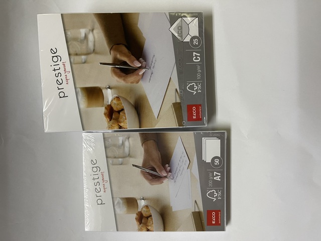 ELCO 瑞士艾奥柯牌 Prestige 系列 A7 咭紙連信封套装