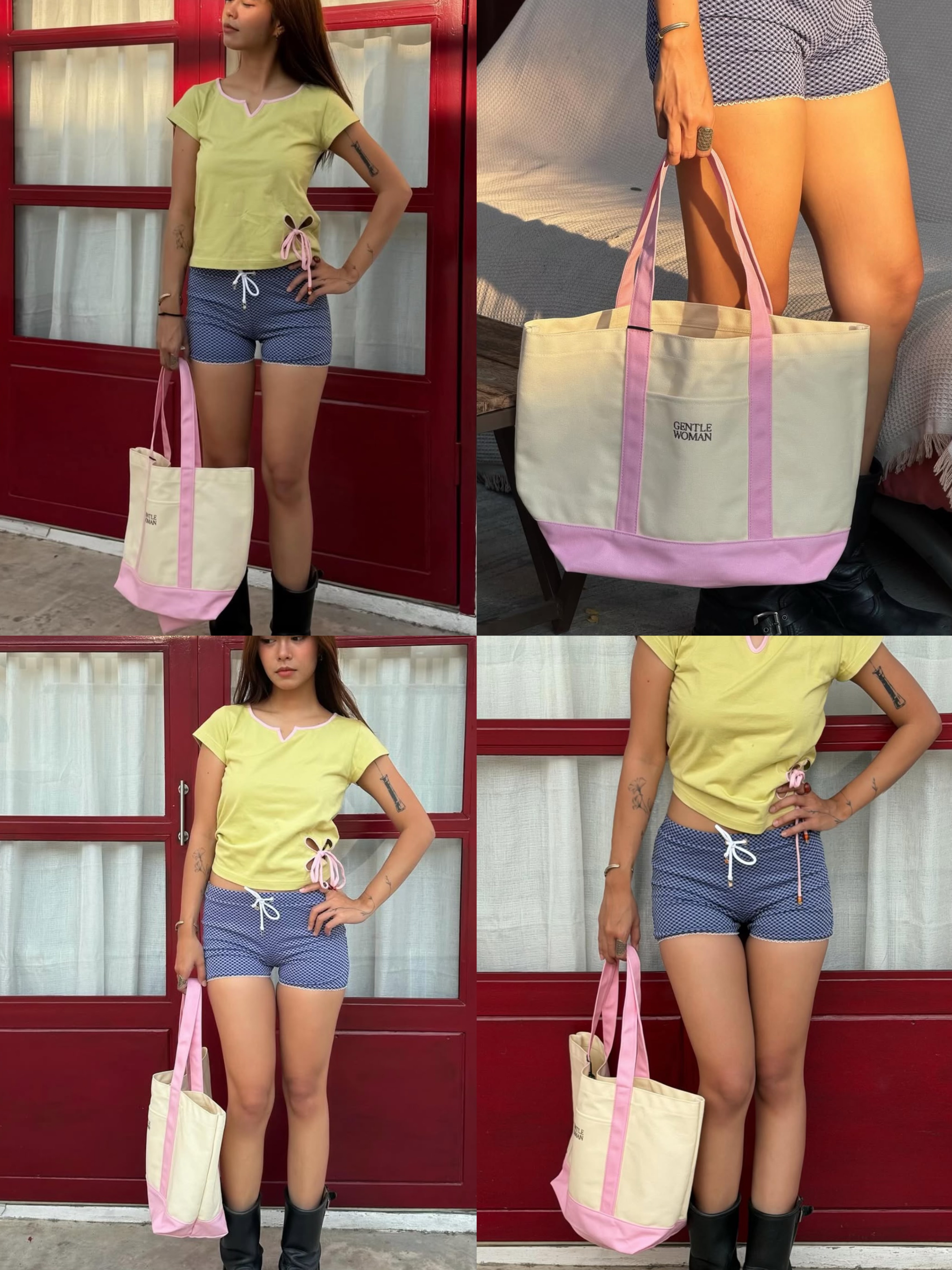 🇹🇭GENTLEWOMAN - 拼色日常TOTE BAG代購