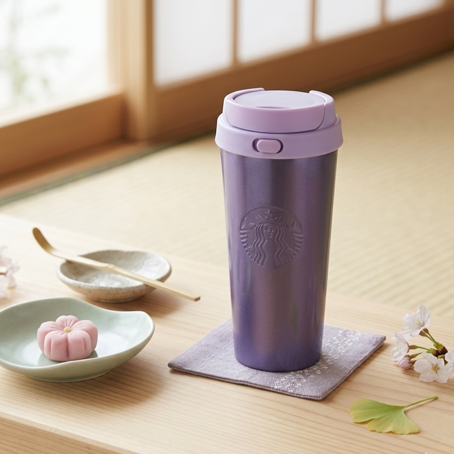 《日本 🇯🇵 STARBUCKS My First Bottle 系列》✨️TOGO 不鏽鋼保溫杯 閃亮紫✨️ 473ml   