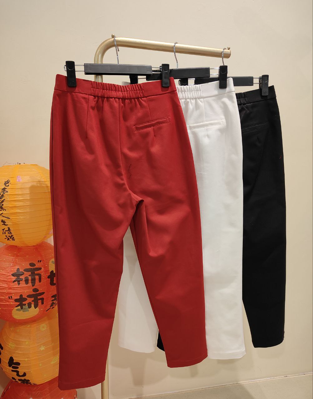 修身窄脚长裤 1624