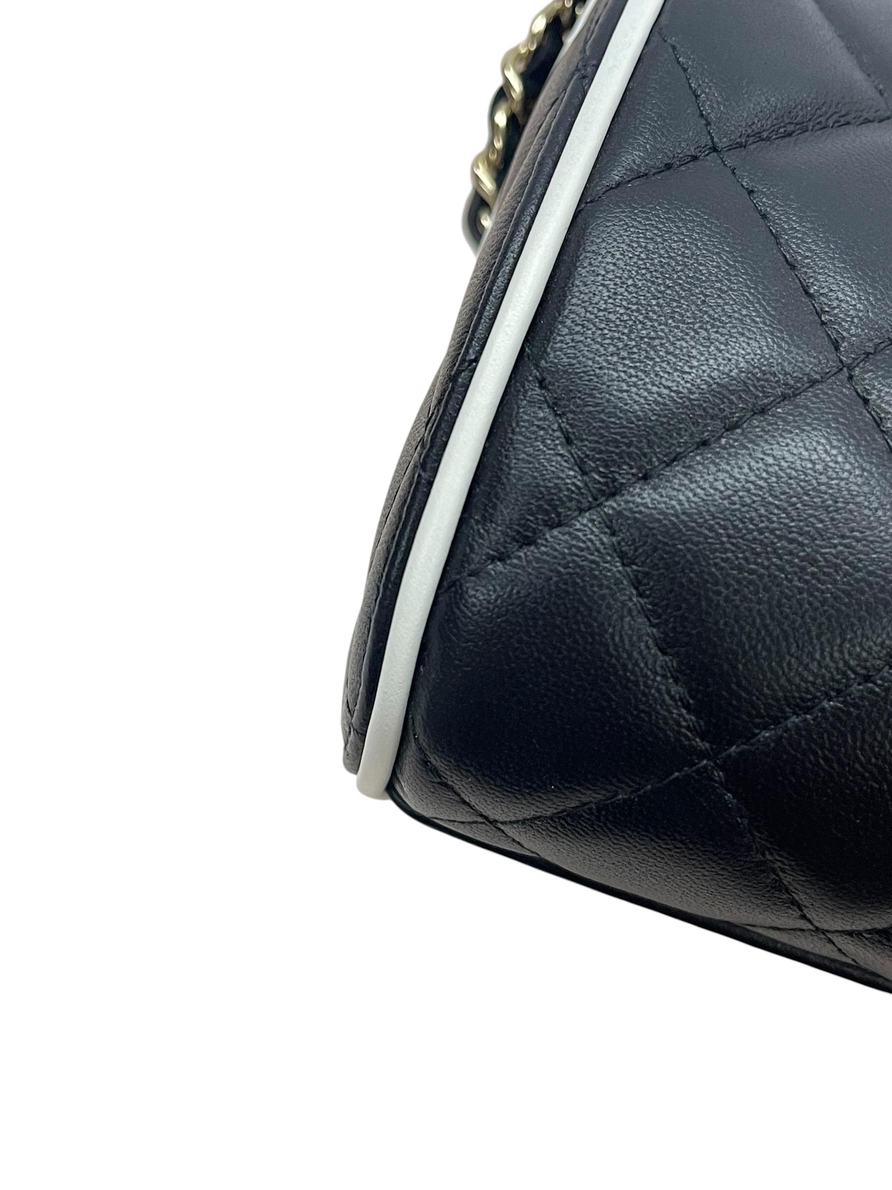 Pre-Owned CHANEL Chanel Mini Quilted Bowling Bag / Product Code:081311