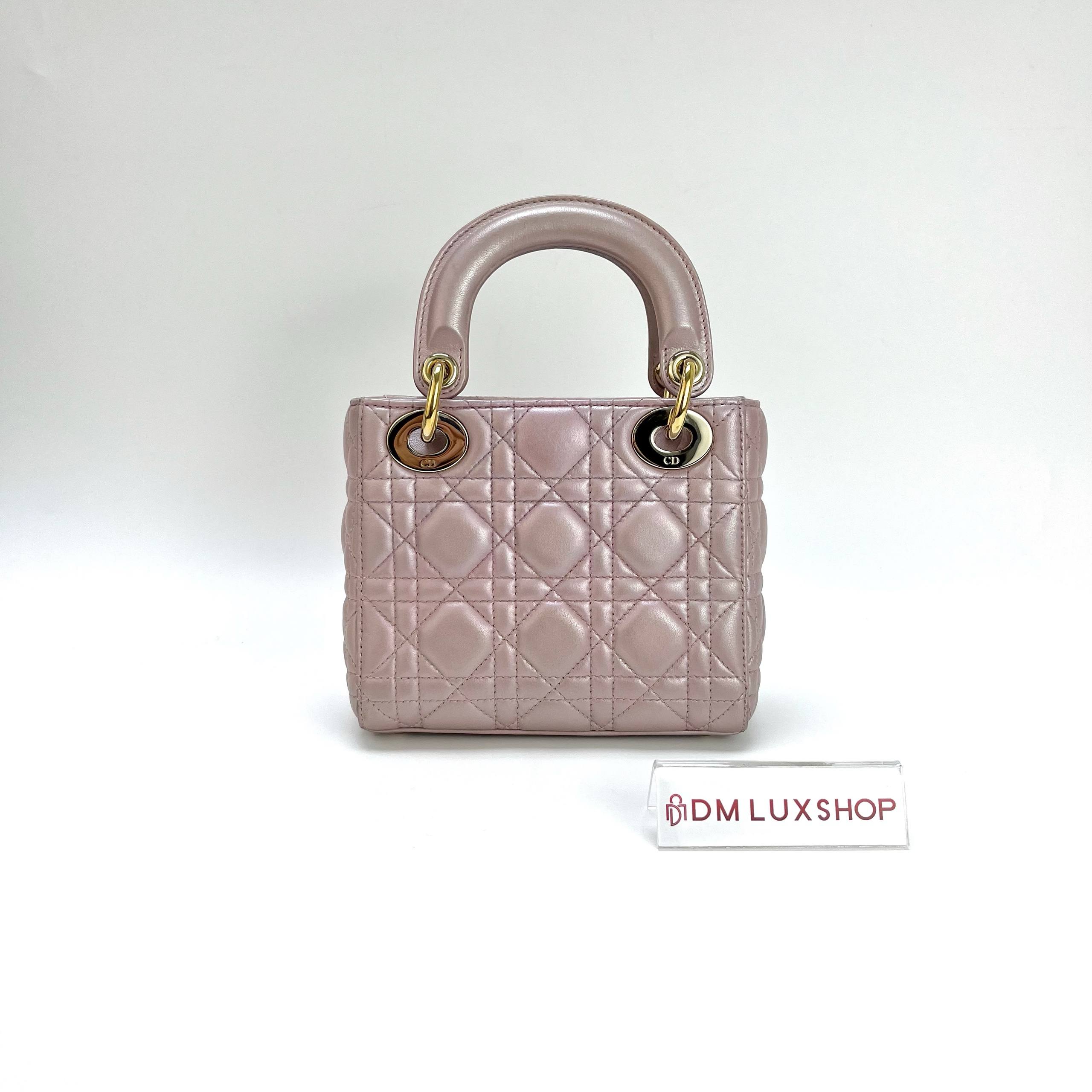Dior Mini Lady Dior Light Pink GHW