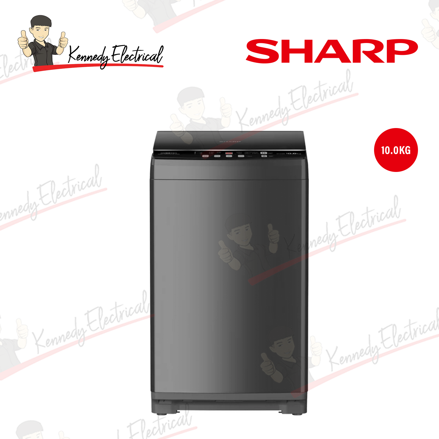 Sharp 10kg DD Inverter Top Load Washer (ESW10SM)