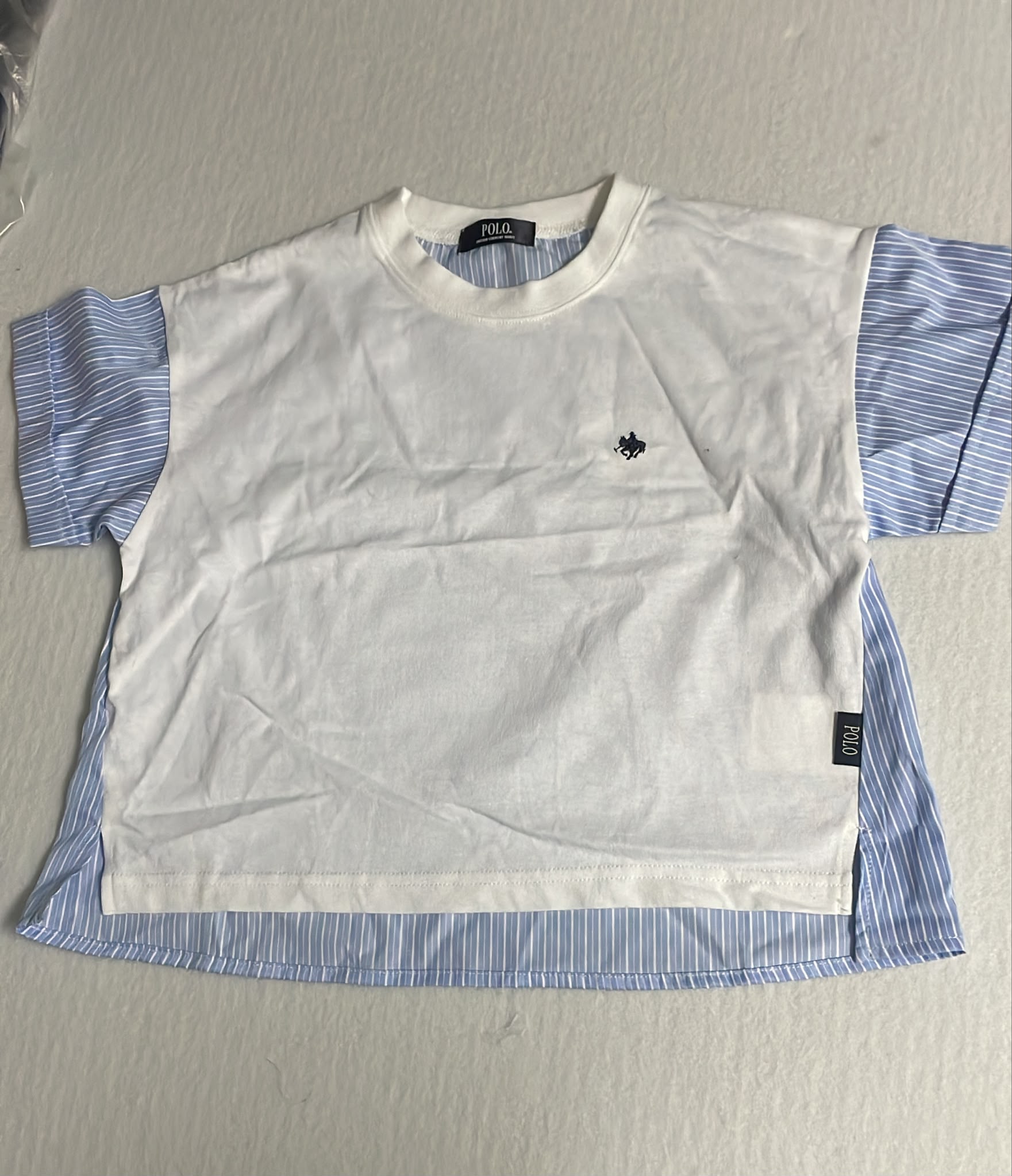 polo baby tee 110碼 （清貨不設儲貨-box M1)
