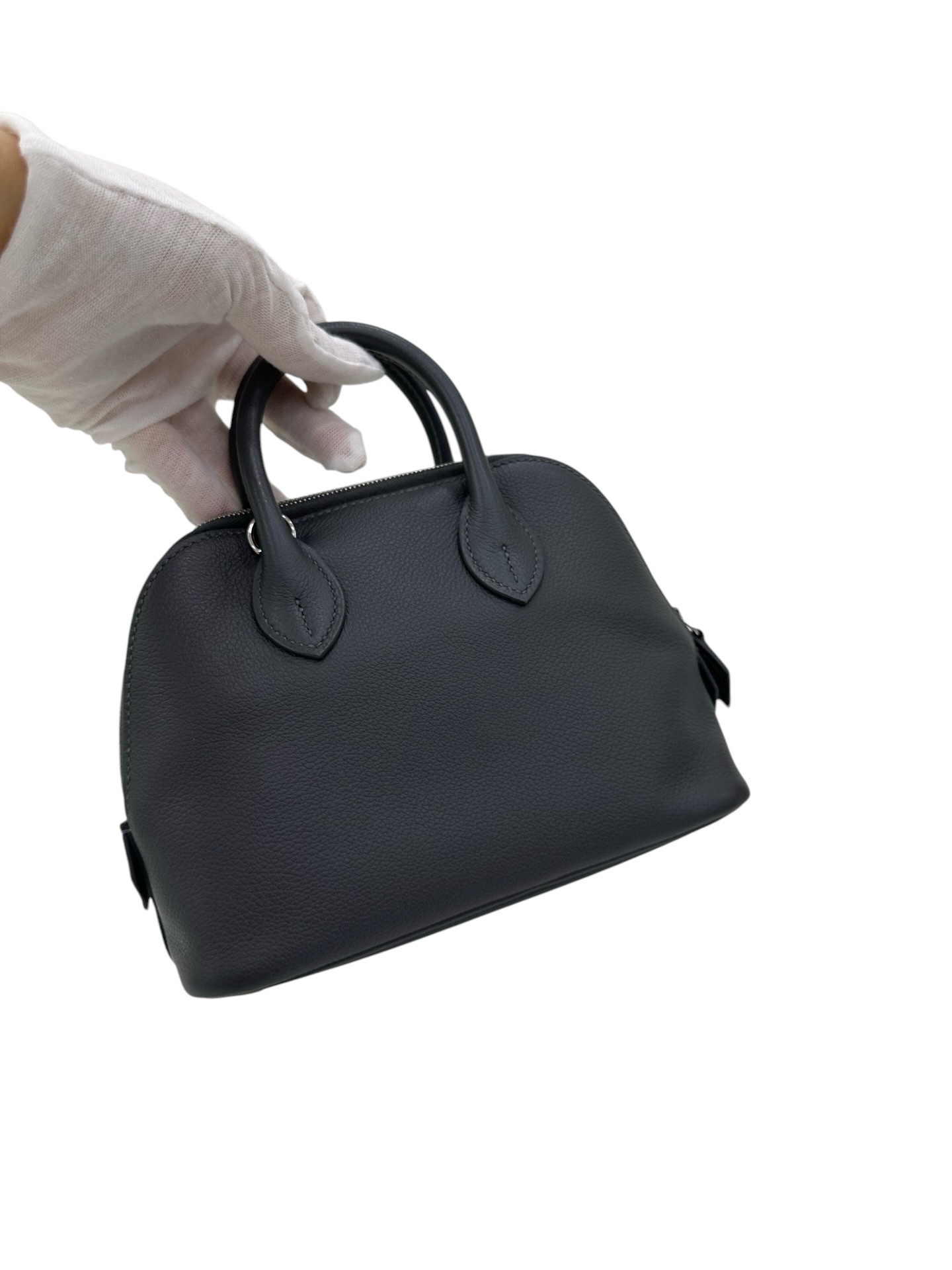 Pre-Owned HERMÉS Mini Bolide Evercolor石板灰 Stamp W / Product Code: 062003