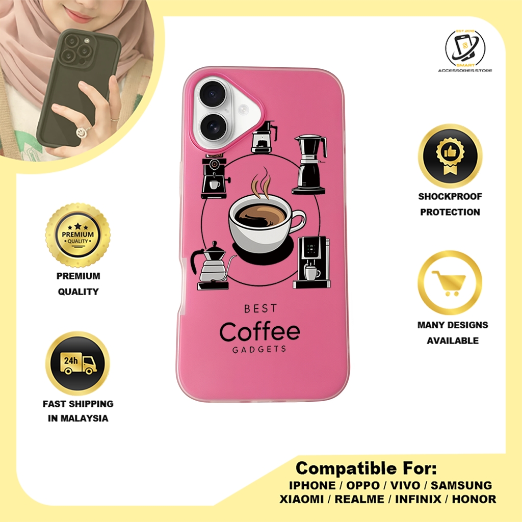 JELLY CASE PHONE FOR IPHONE - DESIGN COFFEE C
