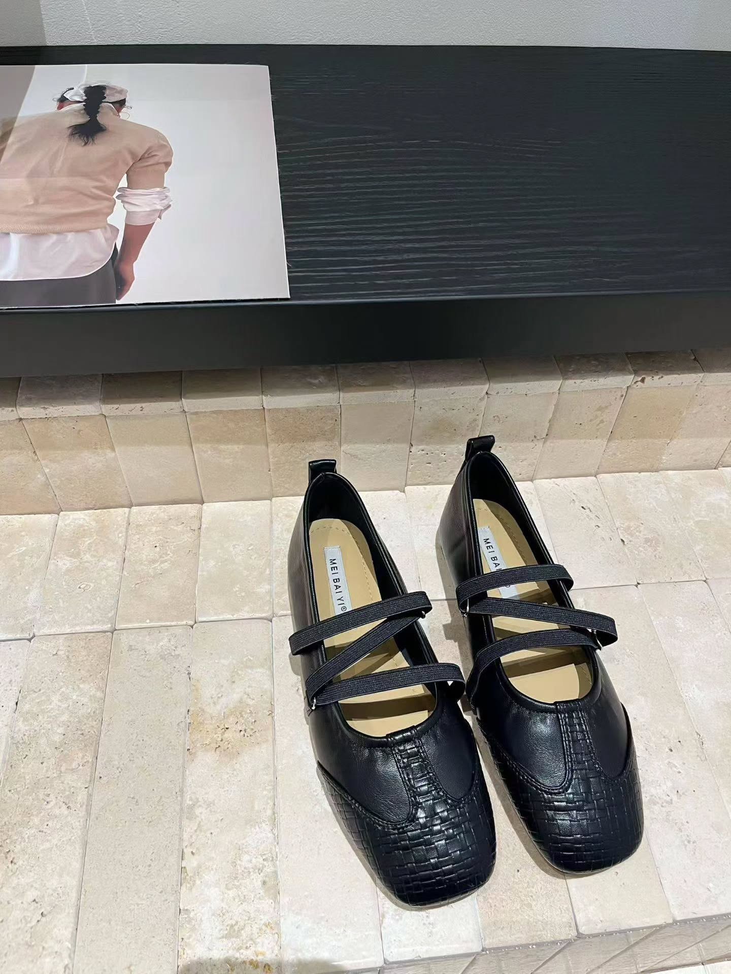 6638-125 双带玛丽珍平底鞋 🇨🇳