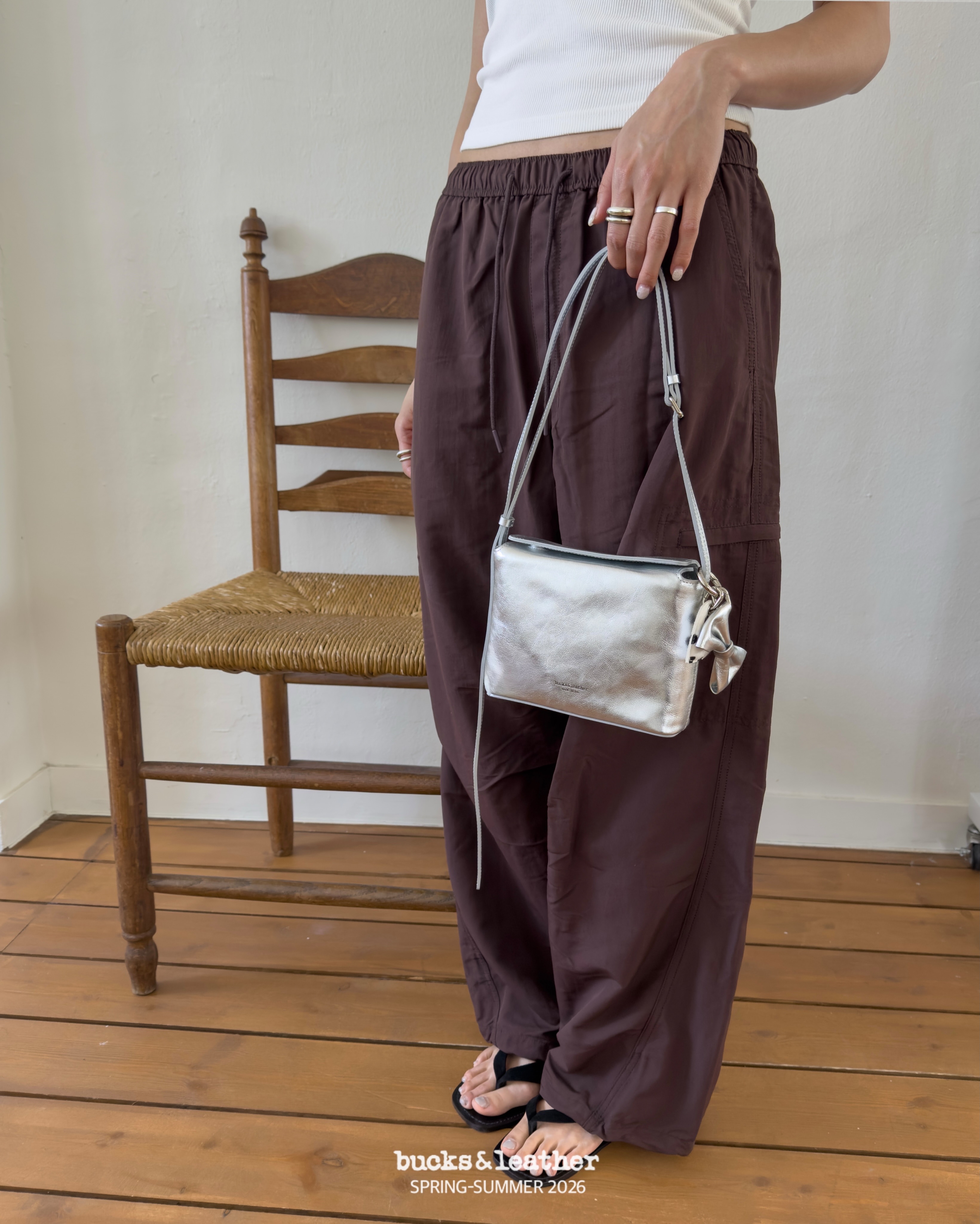 【26SS】預訂_TV Bag By Bucks & leather