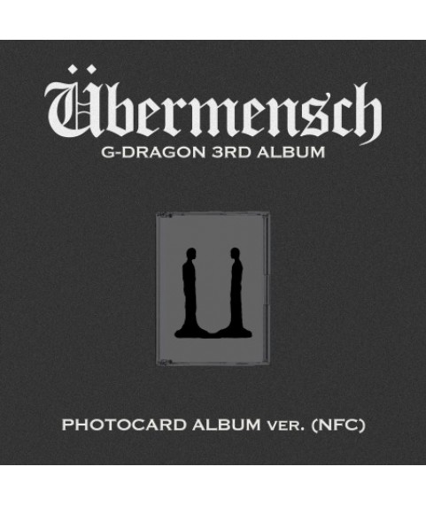 BIGBANG - G-DRAGON - 3RD FULL ALBUM [ÜBERMENSCH] - PHOTOCARD ALBUM VER.