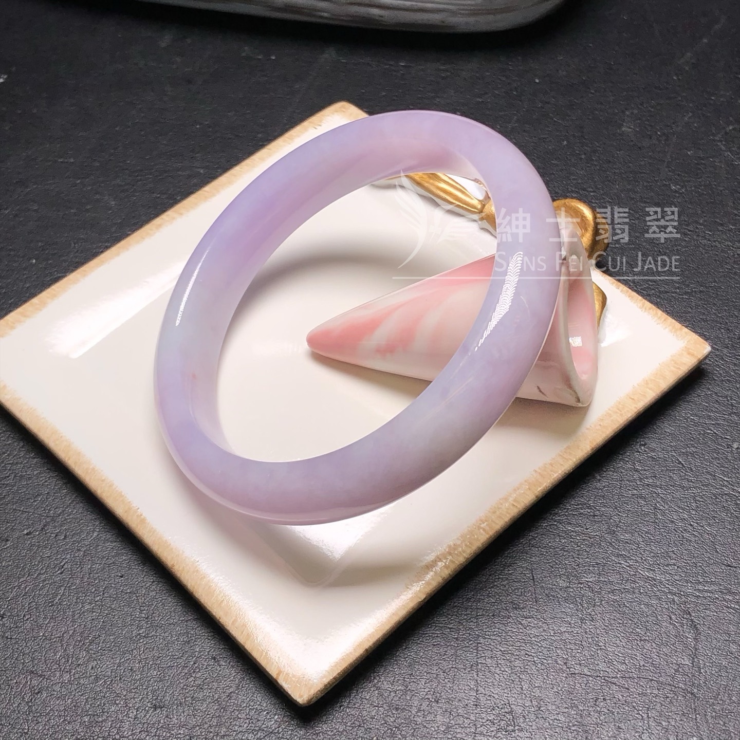 木那紫翡翠福鐲58.8mm YM00177