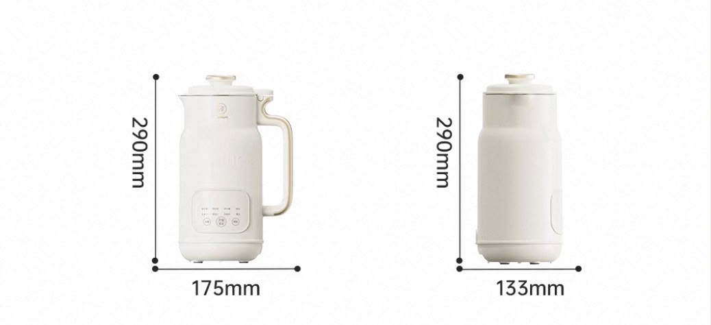 BRUNO 鎏金奶壺破壁豆漿機 600mL BZK-DJ06 香港三腳插頭 (預購產品)