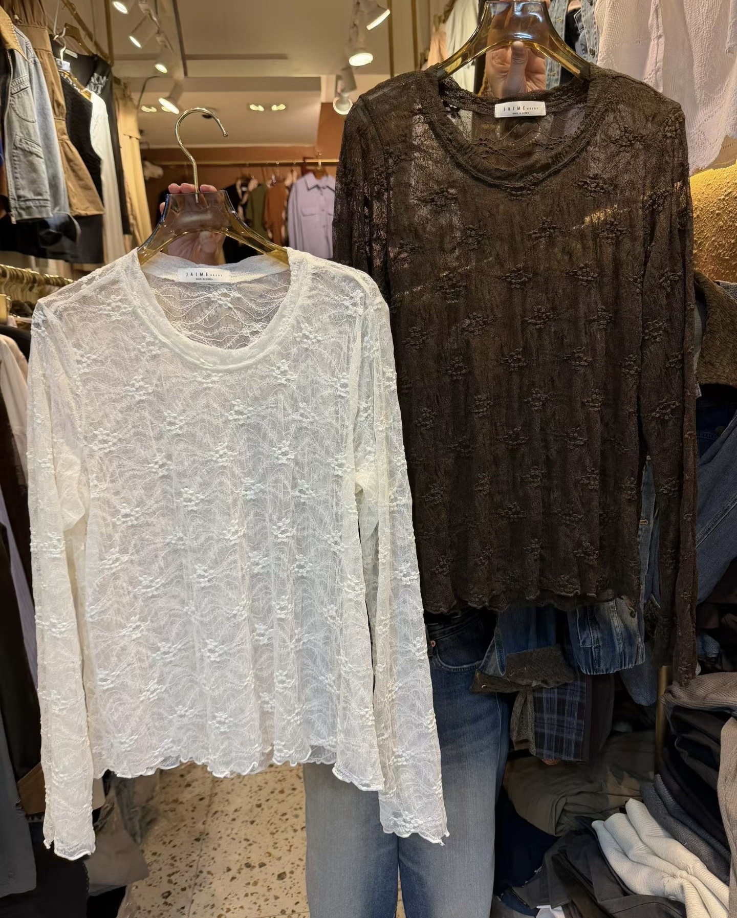 圓領Lace Top