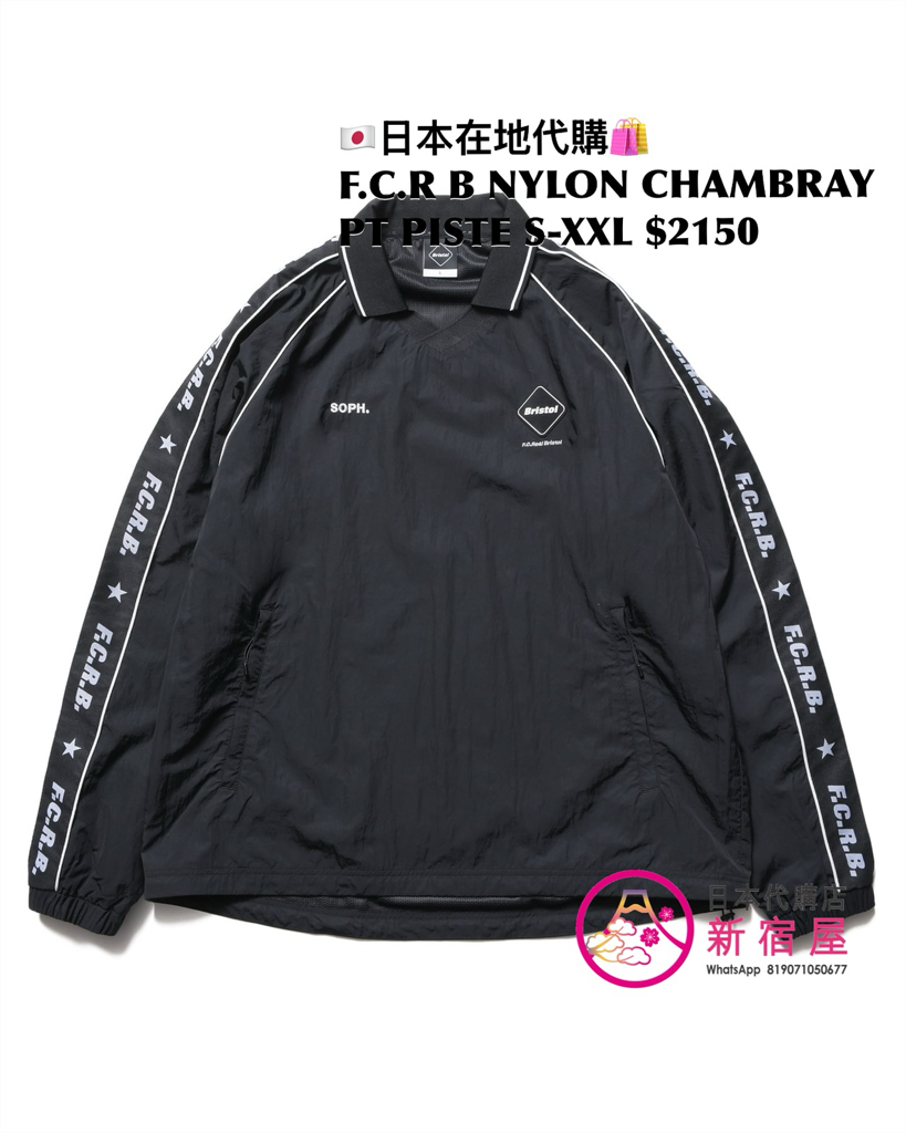 F.C.REAL BRISTOL NYLON CHAMBRAY PRACTICE HOODED JACKET/ PISTE/ PANTS/ SHORTS/ HAT