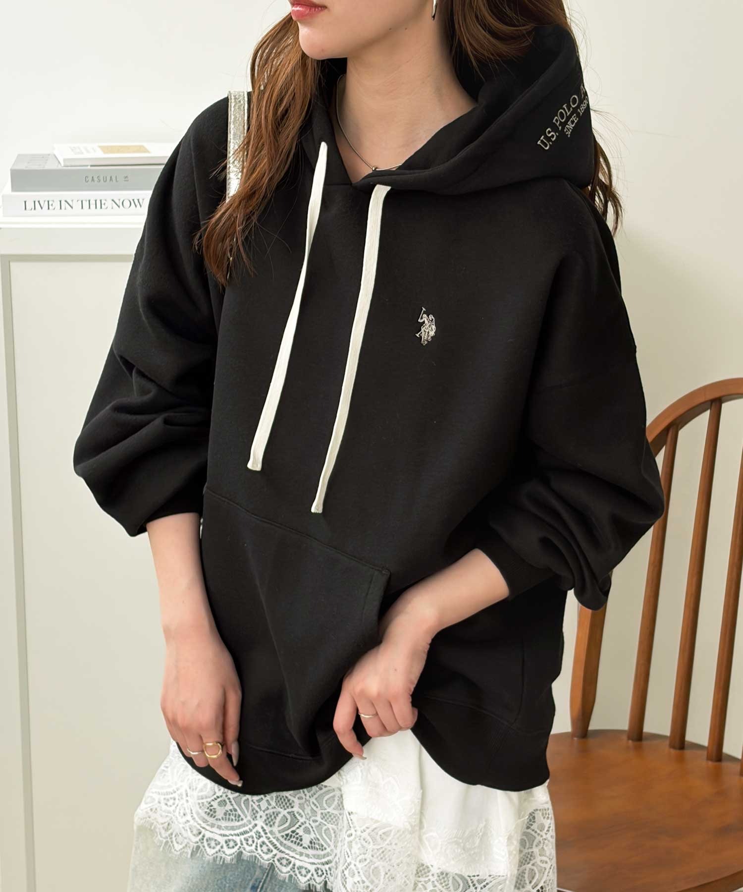 日本直送 限時特價優惠中 US POLO ASSN. Hooded Embroidered Sweatshirt 多色 