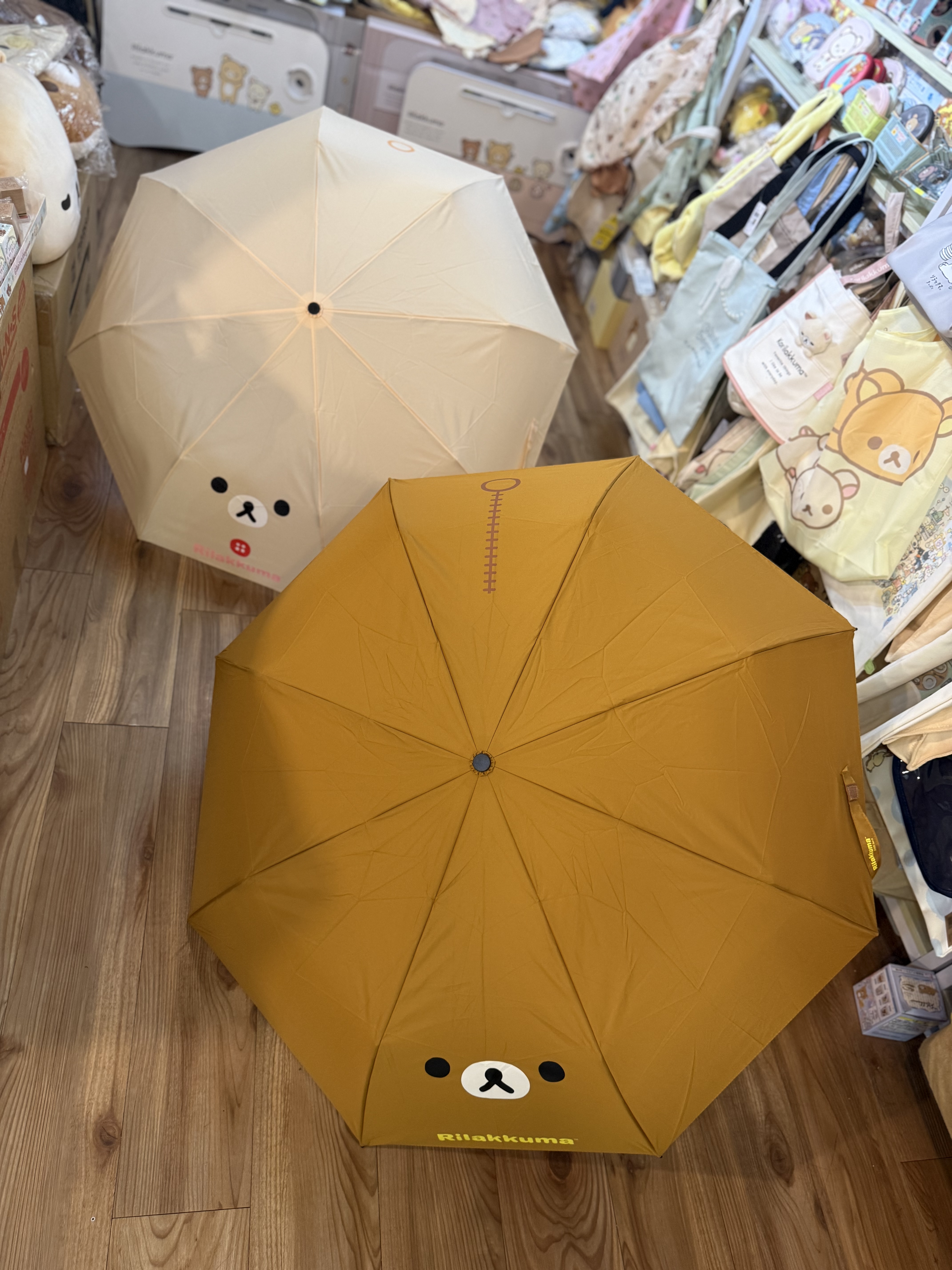 《現貨》全新Rilakkuma韓國專店限定縮骨遮