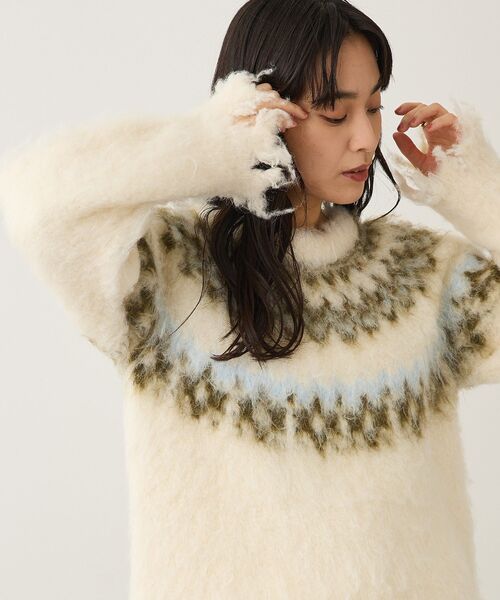 北歐風拉絨針織冷衫