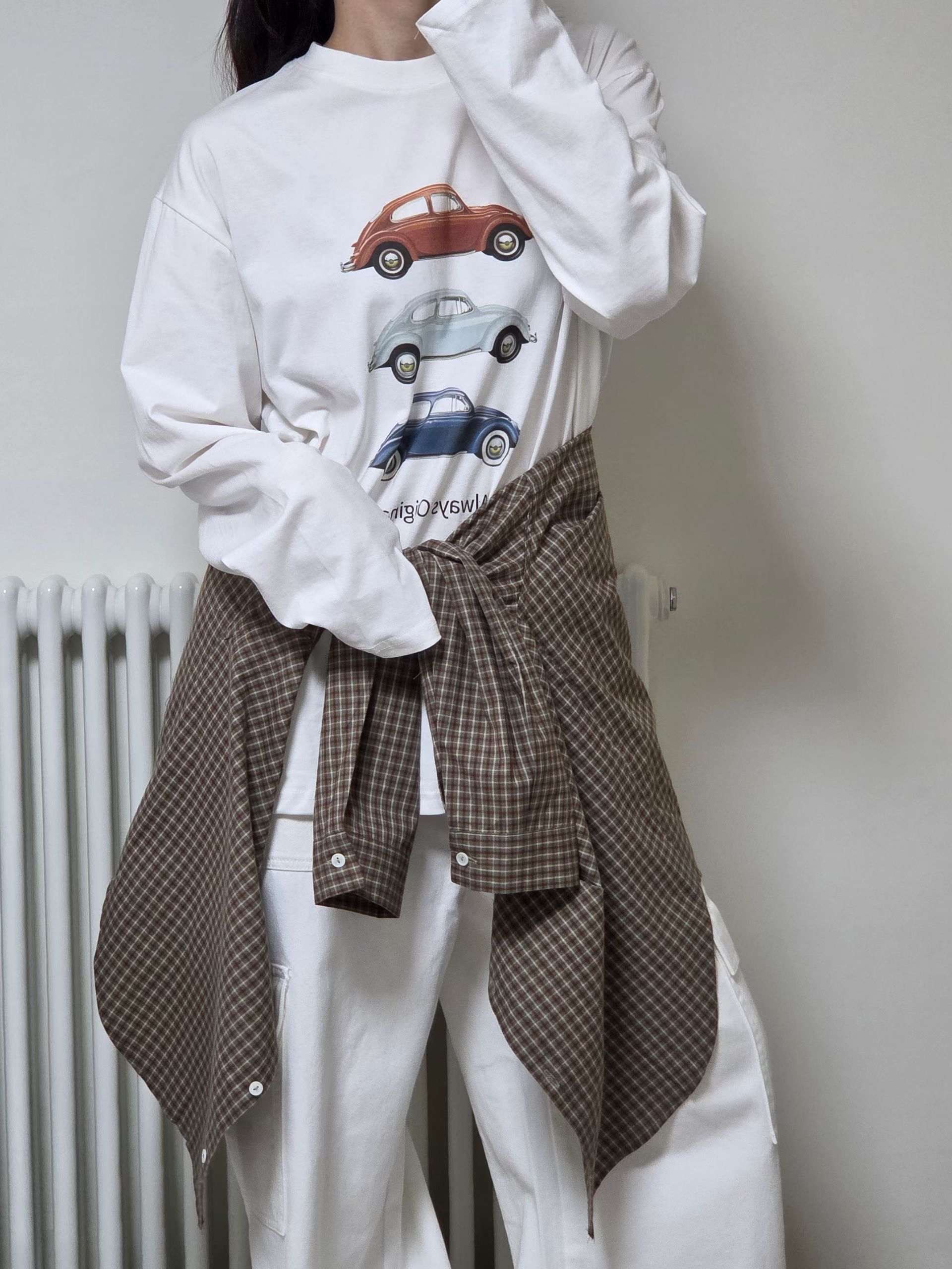 GA OY 古董車仔長tee