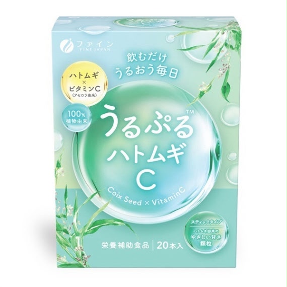日本直送-水潤透明肌TM薏仁維生素C (2.2克×20條)