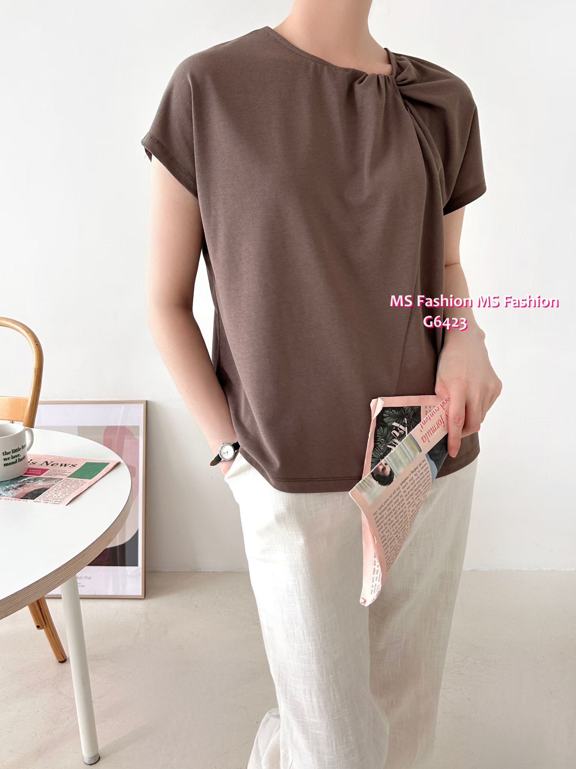 G6423 簡約扭結top