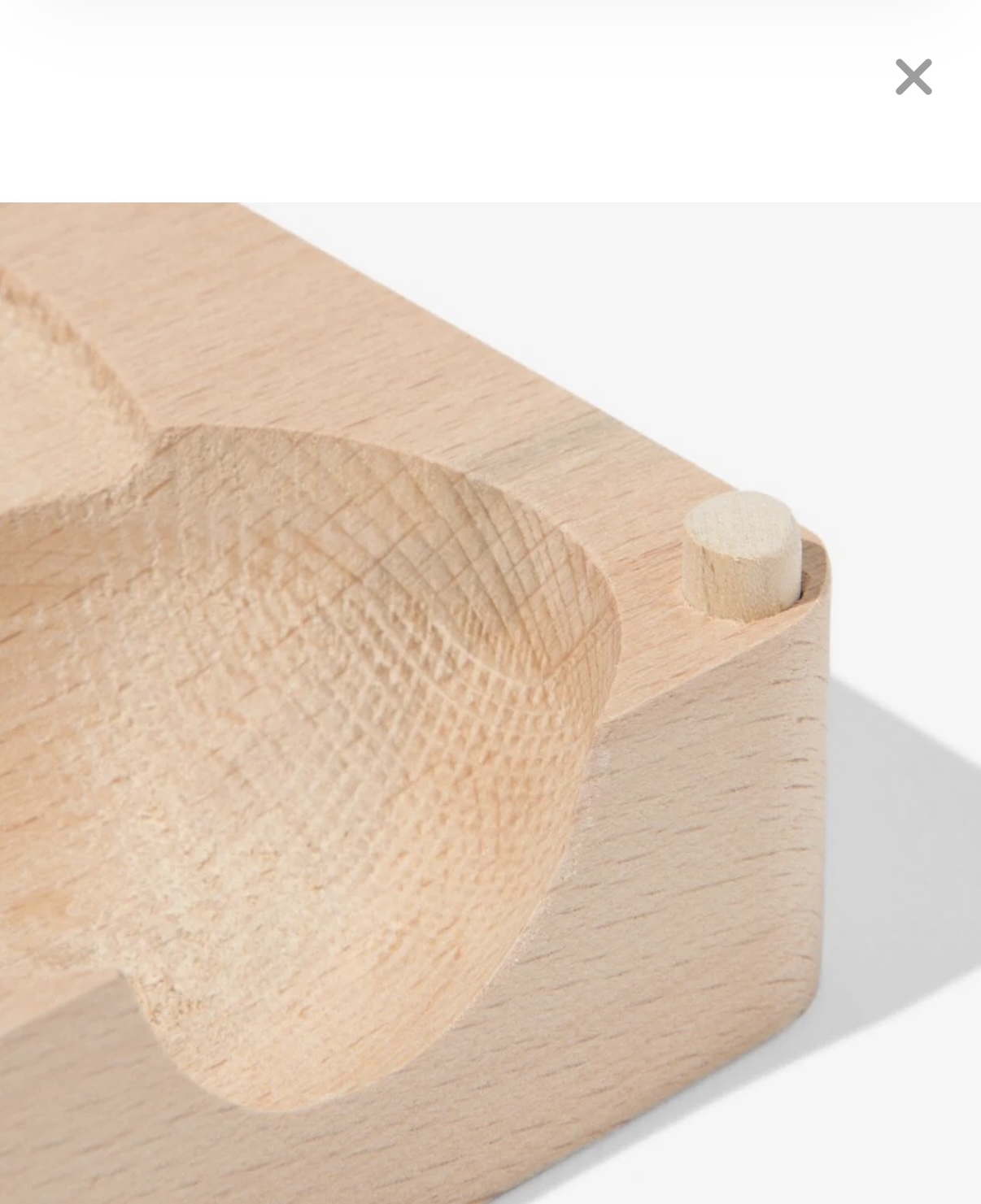 Miffy wooden butter mould 